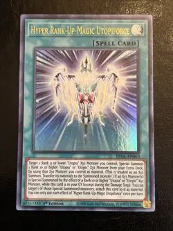 Yu-Gi-Oh TCG Hyper Rank Up Magic Utopiforce BROL EN060 NM - Image 1