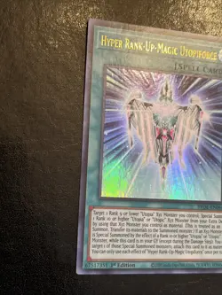 Yu-Gi-Oh TCG Hyper Rank Up Magic Utopiforce BROL EN060 NM - Image 2