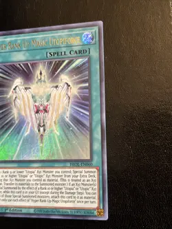 Yu-Gi-Oh TCG Hyper Rank Up Magic Utopiforce BROL EN060 NM - Image 3