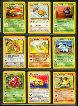 1999 Pokemon JUNGLE Set COMPLETE Unlimited Edition NON HOLO Cards Lot 17-64 RARE - Image 4