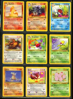 1999 Pokemon JUNGLE Set COMPLETE Unlimited Edition NON HOLO Cards Lot 17-64 RARE - Image 5