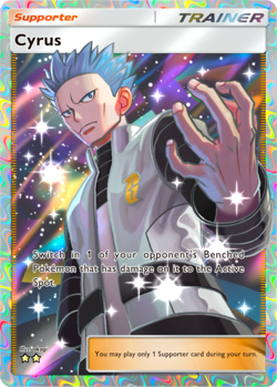 Pokemon Pocket TCG Trading Card Game 2 Star Full Art Cyrus Space-Time Smackdown - Image 1