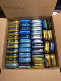 Pokemon Trading Card Game Mini Tin Lot of 41 *EMPTY* - Image 2