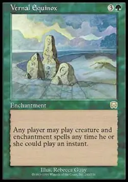 Vernal Equinox - Light Play MTG Mercadian Masques - Image 1