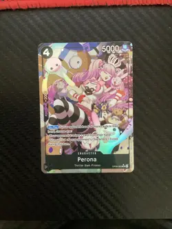 Perona OP06-093 Alt Art SR Wings Of The Captain English One Piece Card NM - Image 1
