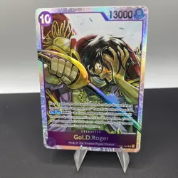 Gol. D. Roger (SR) OP13-064 One Piece Card Carrying On His Will English - Image 1