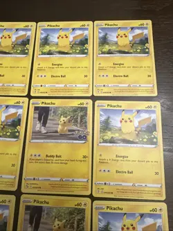 Pokemon TCG - Pikachu Lot 12 cards total great condition - Image 5