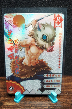 Demon Slayer Anime Card Inosuke Hashibira R GM02024 Foil - Image 1