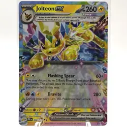 Pokemon Card Jolteon EX 030/131 Prismatic Evolutions - Near Mint - Image 1