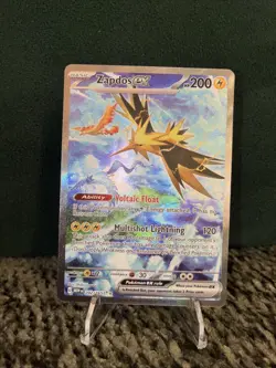 Pokemon TCG Zapdos EX Holo Card 202/165 Scarlet & Violet 151 - Image 2