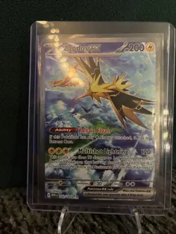 Pokemon TCG Zapdos EX Holo Card 202/165 Scarlet & Violet 151 - Image 5