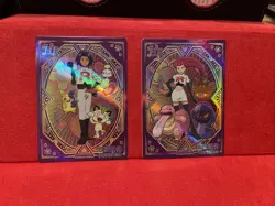 Pokemon Jessie & James Chinese Pocket Eif Baby Trainer Cards - Image 1