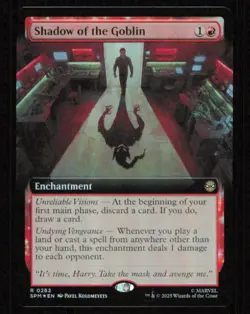 Shadow of the Goblin #262 FOIL NM/M MTG Spiderman Magic Card - Image 1