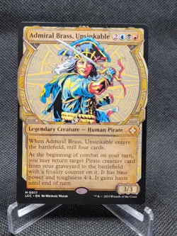 Admiral Brass, Unsinkable - Showcase M MTG Commander: The Lost Caverns of Ixa - Image 1