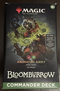 MTG Bloomburrow Commander Deck - Animated Army w/rick and morty sleeves - Image 3