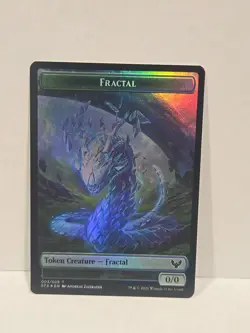 Fractal (3) Treasure (7) Double-sided Token Strixhaven: School of Mages Foil - Image 1