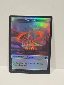 Fractal (3) Treasure (7) Double-sided Token Strixhaven: School of Mages Foil - Image 2