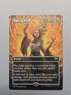 Flare Of Fortitude - (Borderless) - Modern Horizons 3 - LP MTG - Image 1