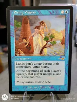 MTG Magic the Gathering Rising Waters (38/143) Nemesis LP/EX Condition - Image 1