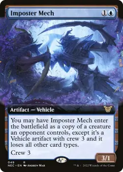 Imposter Mech (Extended Art) (NM) Kamigawa Neon Dynasty NEC Magic MTG NM Mint - Image 1