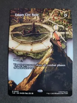 Empty City Ruse (Borderless) Mythic MTG Avatar Eternal - Image 1