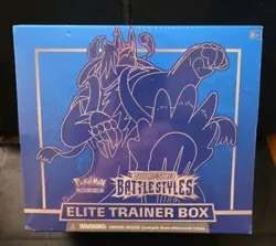 New Pokemon TCG Sword & Shield - Battle Styles - Elite Trainer Box ETB BLUE - Image 1