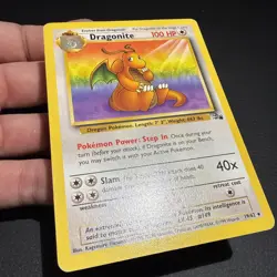 Pokemon TCG Unlimited Dragonite 19/62 Fossil Regular, Lightly Played, Vintage! - Image 3