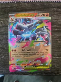 Pokemon MEGA CHARIZARD X EX 013/094 - Phantasmal Flames - ULTRA RARE HOLO - MINT - Image 1