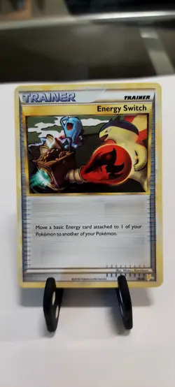 Pokemon- HGSS Trainer kit- Energy Switch - 29/30 - Common Non Holo- MP - Image 1