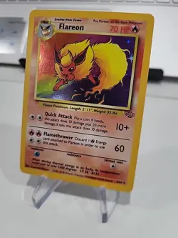 Flareon 3/64 Holo Pokemon TCG Jungle WOTC - Image 2