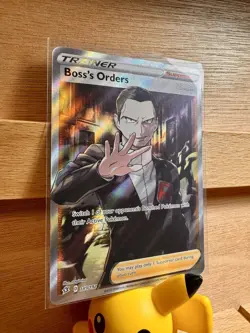 Boss's Orders (Full Art) 189/192 Swsh02: Rebel Clash Holo Pokemon TCG NM! - Image 2