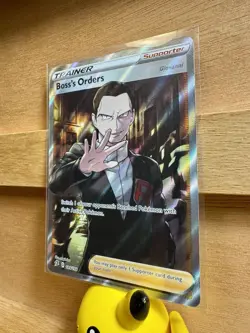 Boss's Orders (Full Art) 189/192 Swsh02: Rebel Clash Holo Pokemon TCG NM! - Image 3