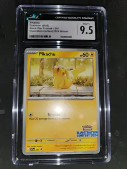 Pikachu 214 Black Star Promo CGC 9.5 Mint+ Pokemon - Image 1
