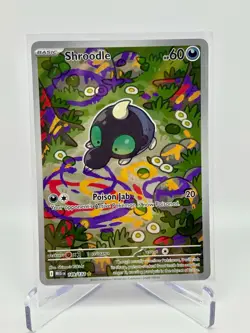 Pokemon TCG Mega Evolution Shroodle Full Art Illustration Rare Card 149/132 NM - Image 1