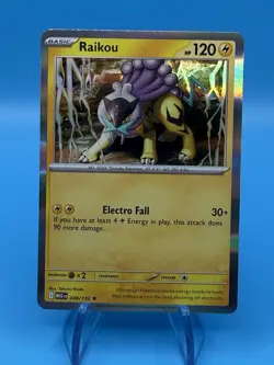 Pokemon TCG Raikou Holo Mega Evolutions Rare Card 048/132 NM 2025 - Image 1