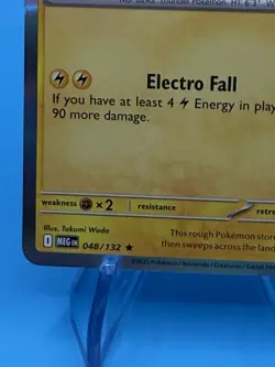 Pokemon TCG Raikou Holo Mega Evolutions Rare Card 048/132 NM 2025 - Image 2