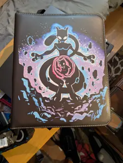 Pokemon Mewtwo TCG binder 3 ring 9 pocket 240 cards - Image 1