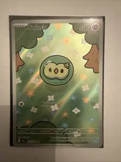 Solosis Black Bolt Illustration Rare English Pokemon TCG Card 118/086 NM - Image 1