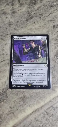 NM Black Market MTG Fallout Magic the Gathering 183 Rare Enchantment MTG NM - Image 1