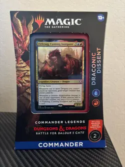 Magic Legends Battle for Baldur's Gate - Draconic Dissent Commander Deck MTG - Image 1