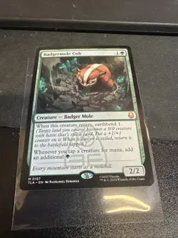 Badgermole Cub MTG Magic The Gathering NM - Image 1