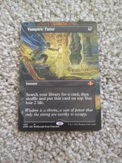 Near-Mint Vampiric Tutor (Borderless) Dominaria Remastered DMR Regular - Image 1