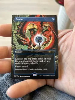 MTG Magic the Gathering Secret Lair NM Ponder (#1783) - Image 1