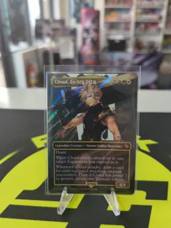 Cloud, Ex-SOLDIER (Borderless) (Surge Foil) Commander: Final Fantasy Foil - Image 1
