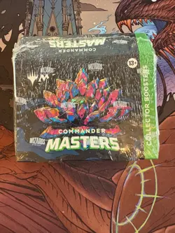 [Commander Masters] Collector Booster Box Magic The Gathering NEW Sealed 195166216683 - Image 1