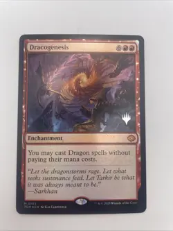 1xMTG Dracogenesis-Tarkir: Dragonstorm-Foil NM Promo Pack - Image 1