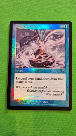 FOIL Tolarian Winds - Black Border 7th Edition - Near Mint NM - English - MTG - Image 1