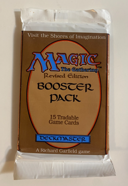 MTG - Revised Booster Pack - Magic the Gathering, Factory Sealed 1994 - Image 1