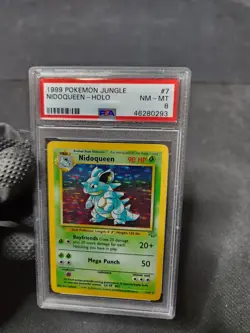 1999 Pokemon Jungle Unlimited Nidoqueen #7 Holo Graded Card PSA 8 NM-MT Pokemon - Image 3