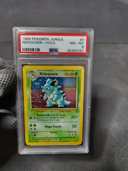 1999 Pokemon Jungle Unlimited Nidoqueen #7 Holo Graded Card PSA 8 NM-MT Pokemon - Image 4